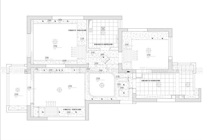 浦東新區(qū)綠地崴廉公寓86㎡公寓現(xiàn)代風格裝修