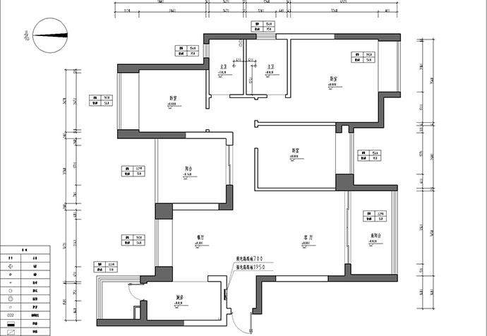 昆山晶藍(lán)上城122㎡公寓新中式風(fēng)格裝修