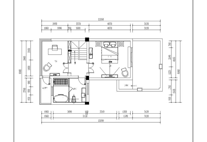 遠洋鴻郡320m2別墅簡歐風格裝修