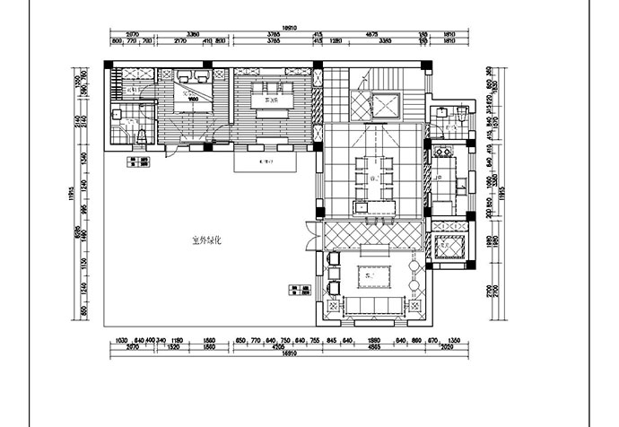 東灘花園130m2 別墅新中式風(fēng)格裝修