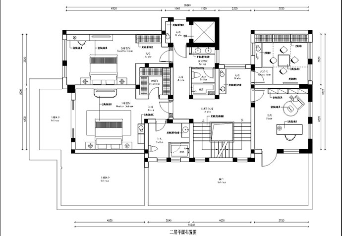 金山區(qū)自建別墅400㎡簡歐風格裝修