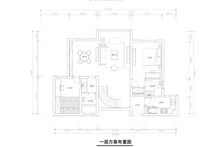 浦東新區(qū)昌隆一號(hào)140㎡別墅現(xiàn)代輕奢裝修