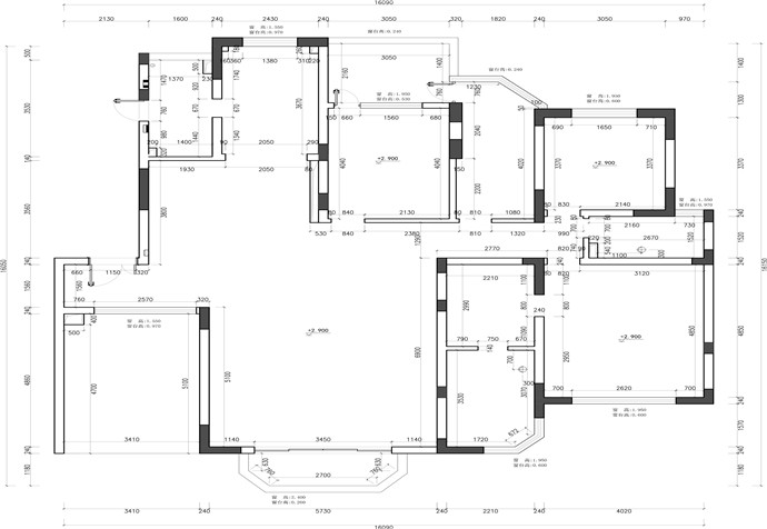 浦東新區(qū)上海灘花園洋房200㎡別墅美式風(fēng)格裝修